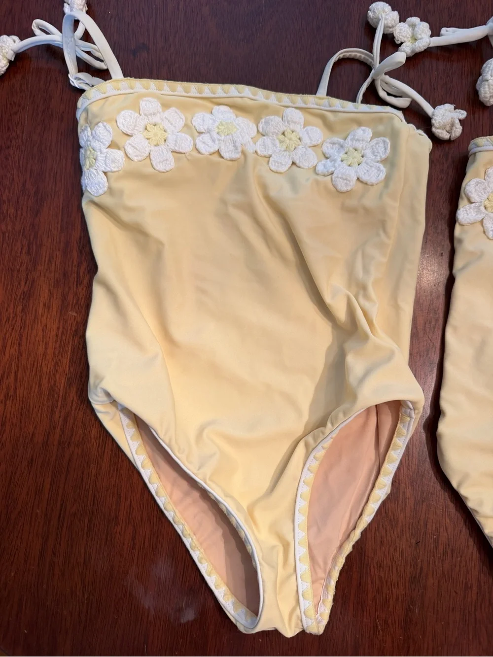 Girls' Yellow Daisy One-Piece Bodysuit